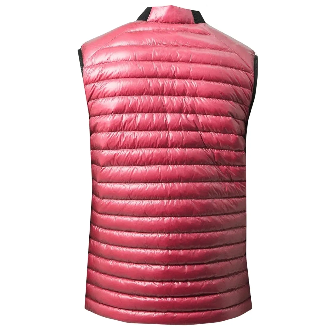 Belstaff Airframe Neon Shiny Pink Gilet Down Filled Jacket