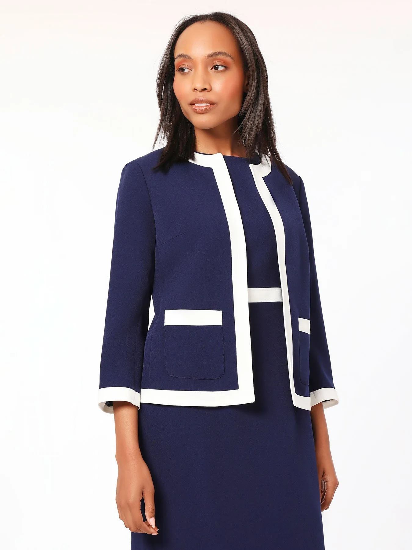 Bradshaw Jacket, Iconic Stretch Crepe