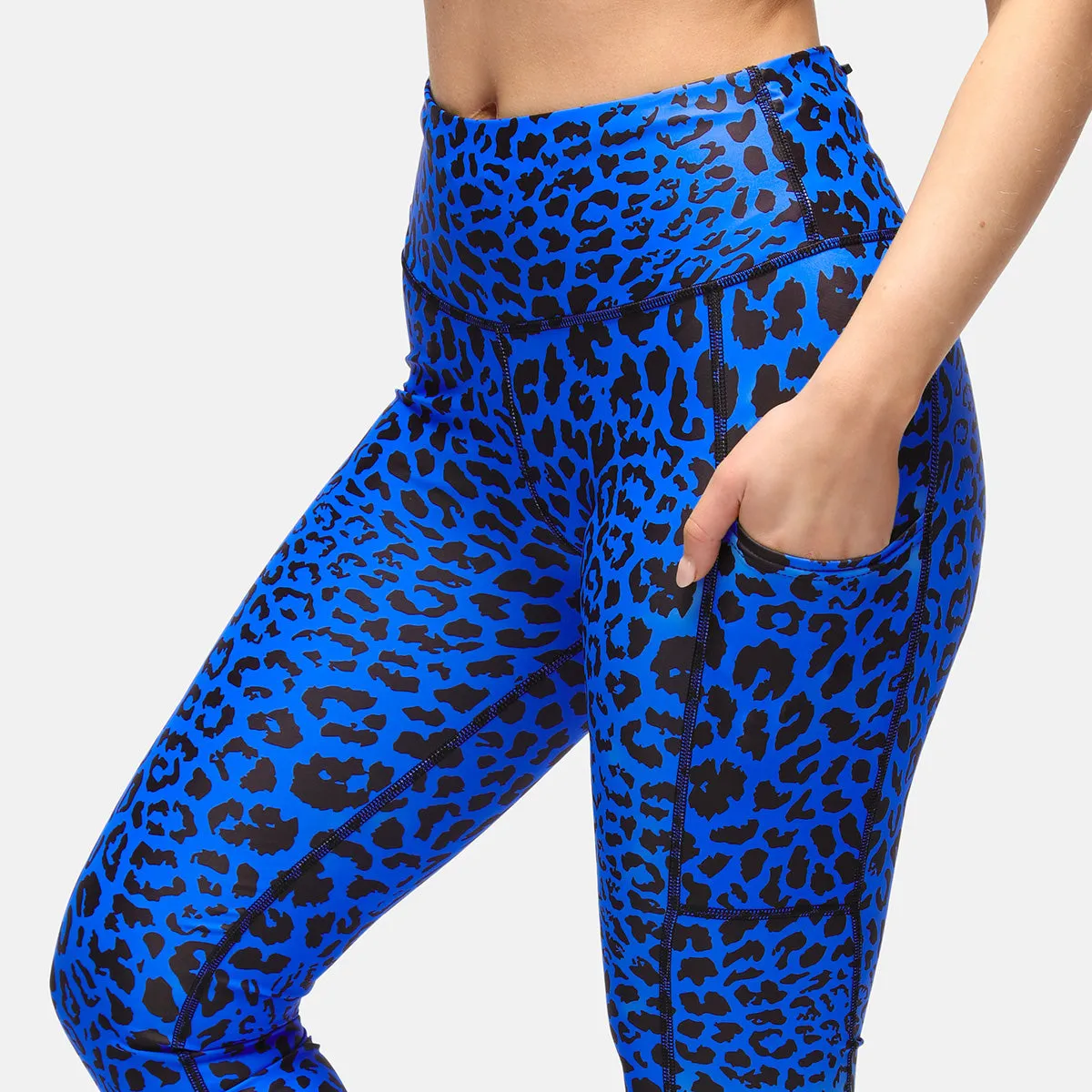 Cobalt Cat Leggings