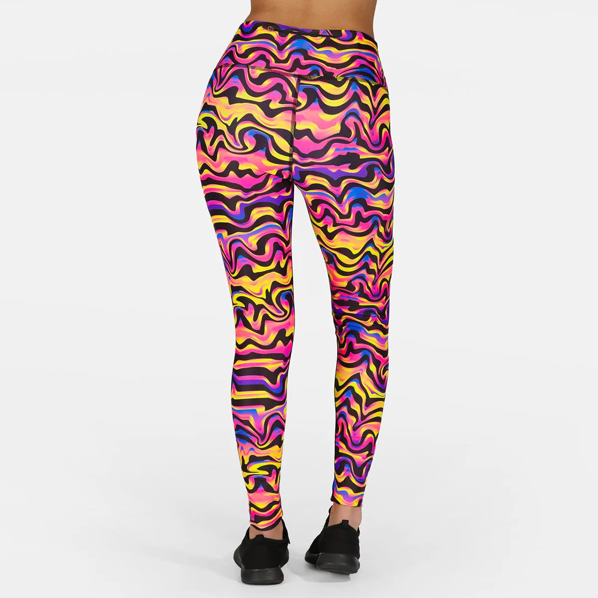 Coral Waves Leggings