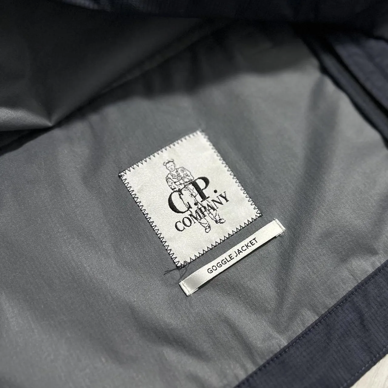 CP Company Navy Goggle Jacket