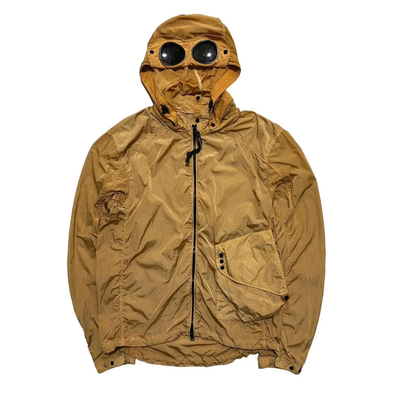 CP Company Peach Nylon Chrome Goggle Jacket