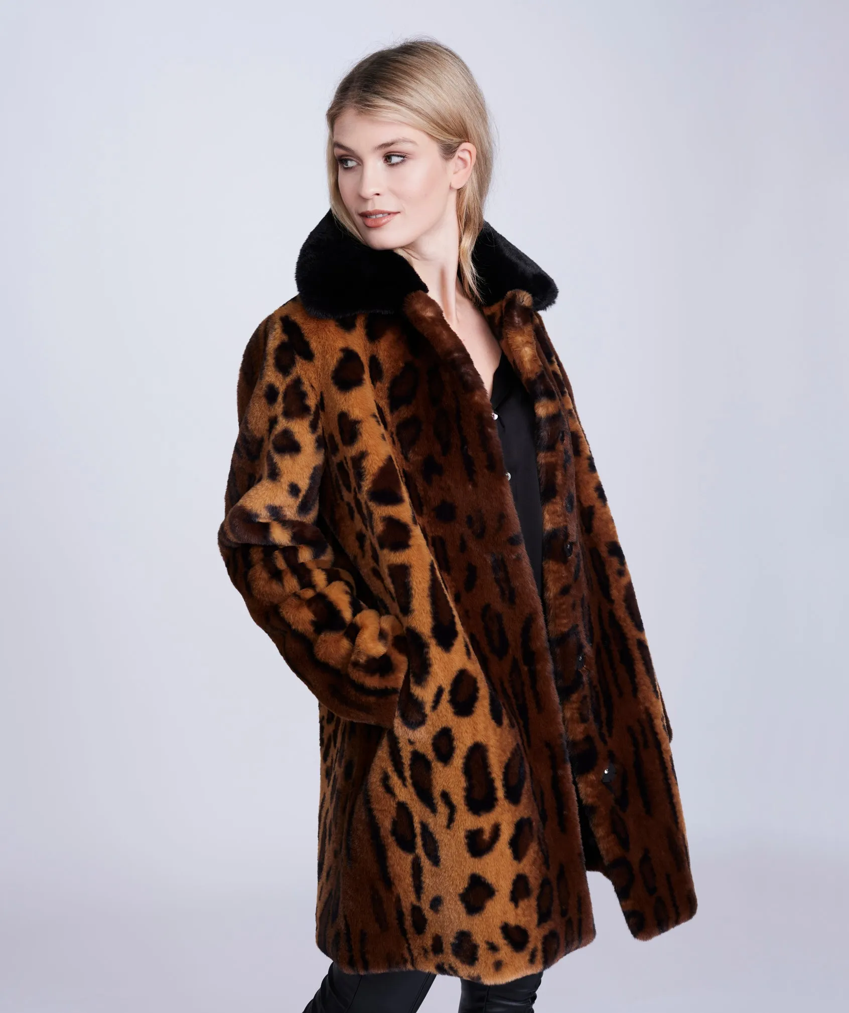 Gigi Coat -  Leopard