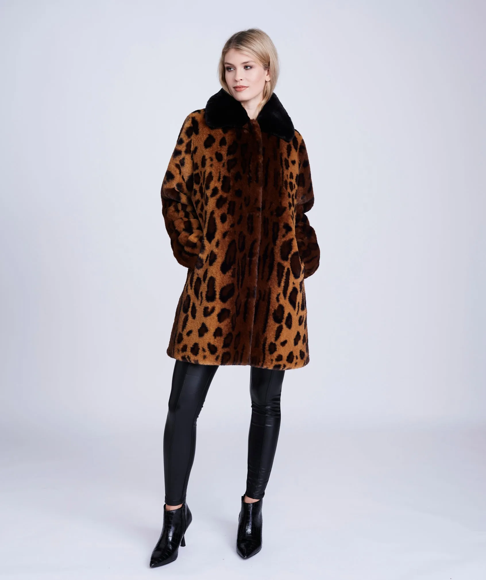 Gigi Coat -  Leopard