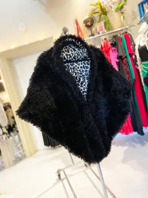 Handmade Reversible Plus Size Faux Fur Stole