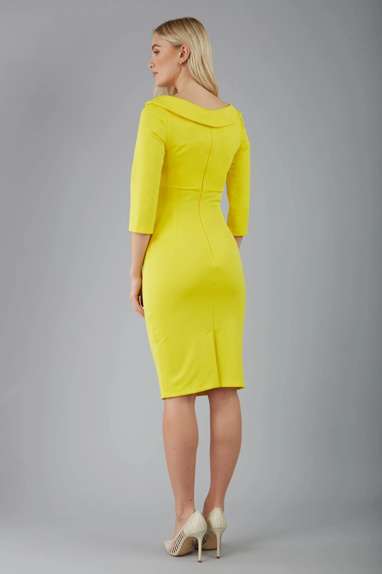 Ionian Sleeved Pencil Skirt Dress