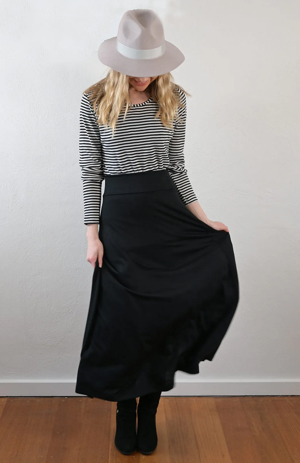 Marion Skirt (Rib Fabric)