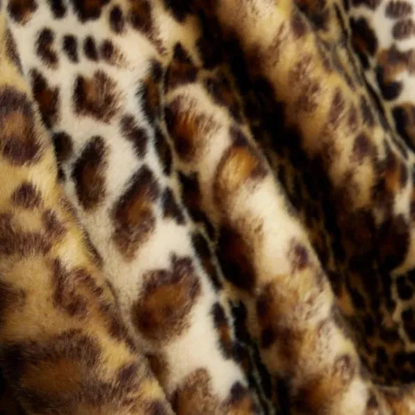 Melanie Leopard Faux Fur Midi Coat