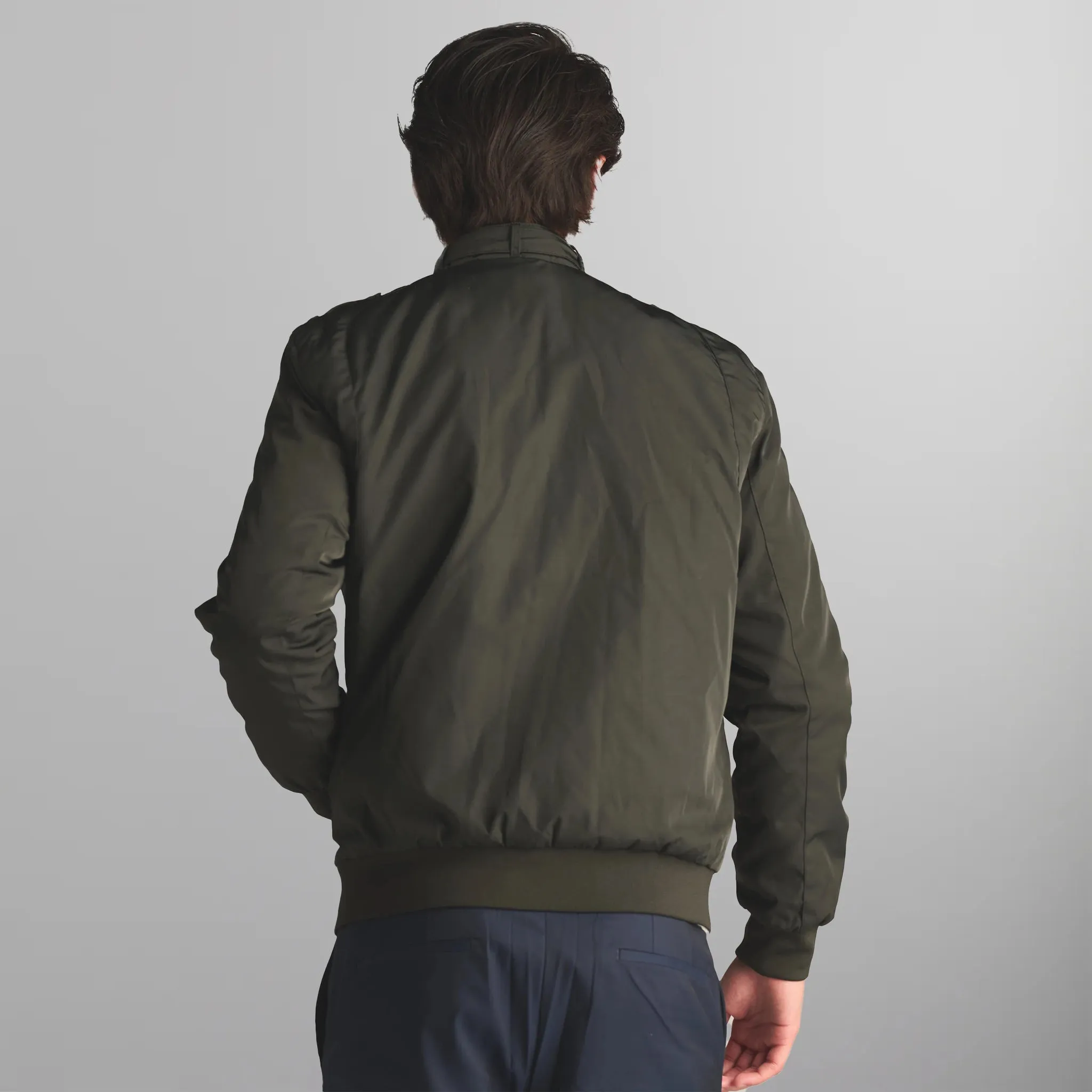 Men's Iconic Racer Quilted Lining Jacket