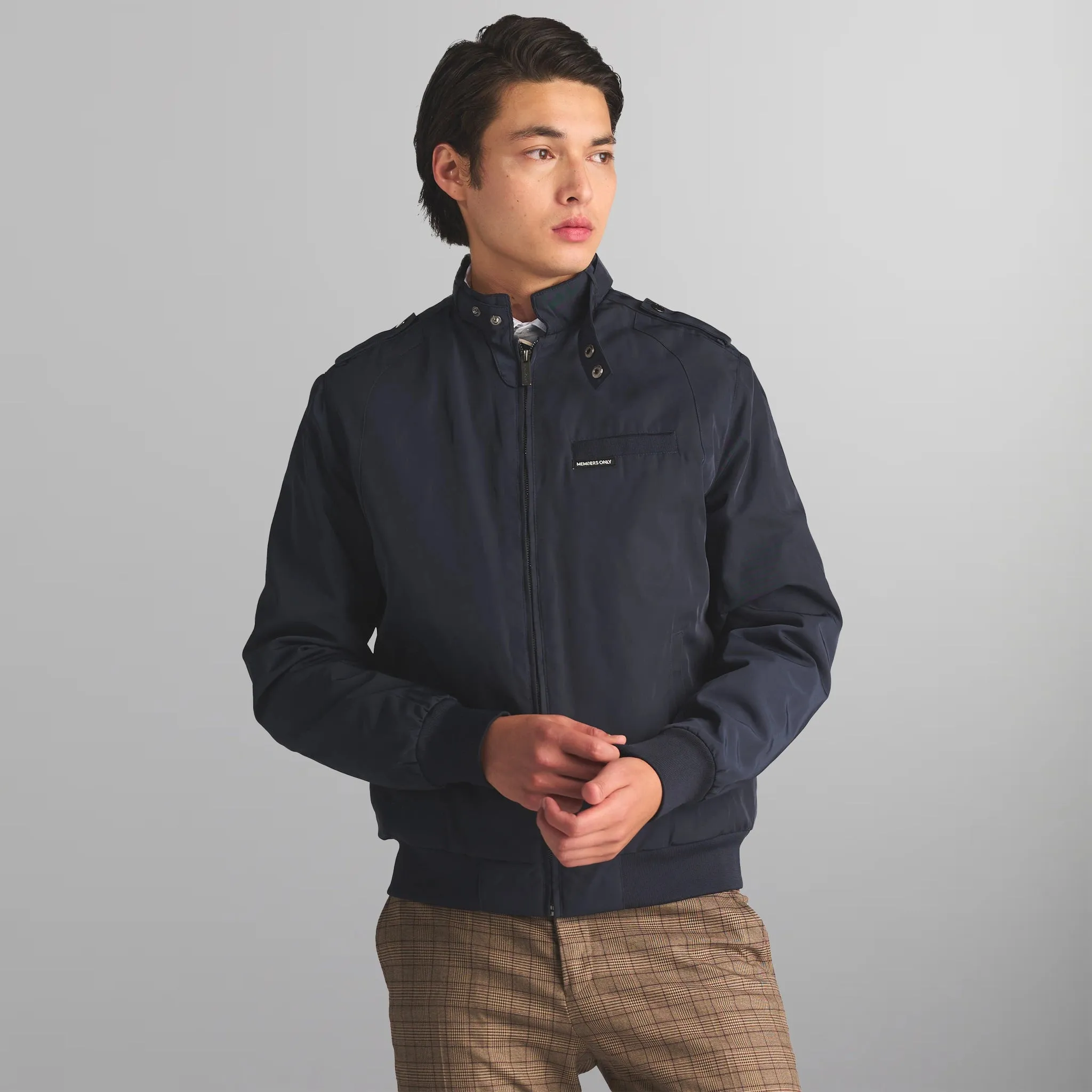 Men's Iconic Racer Quilted Lining Jacket