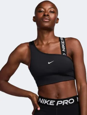 Nike Pro Swoosh Asymmetrical Women Training Bra Black/White