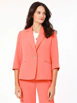 Plus Ava Jacket, Iconic Stretch Crepe