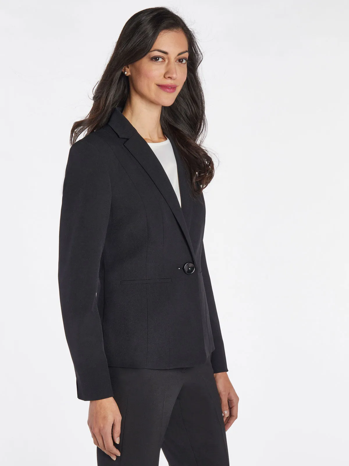 Plus Holly Jacket, Iconic Stretch Crepe