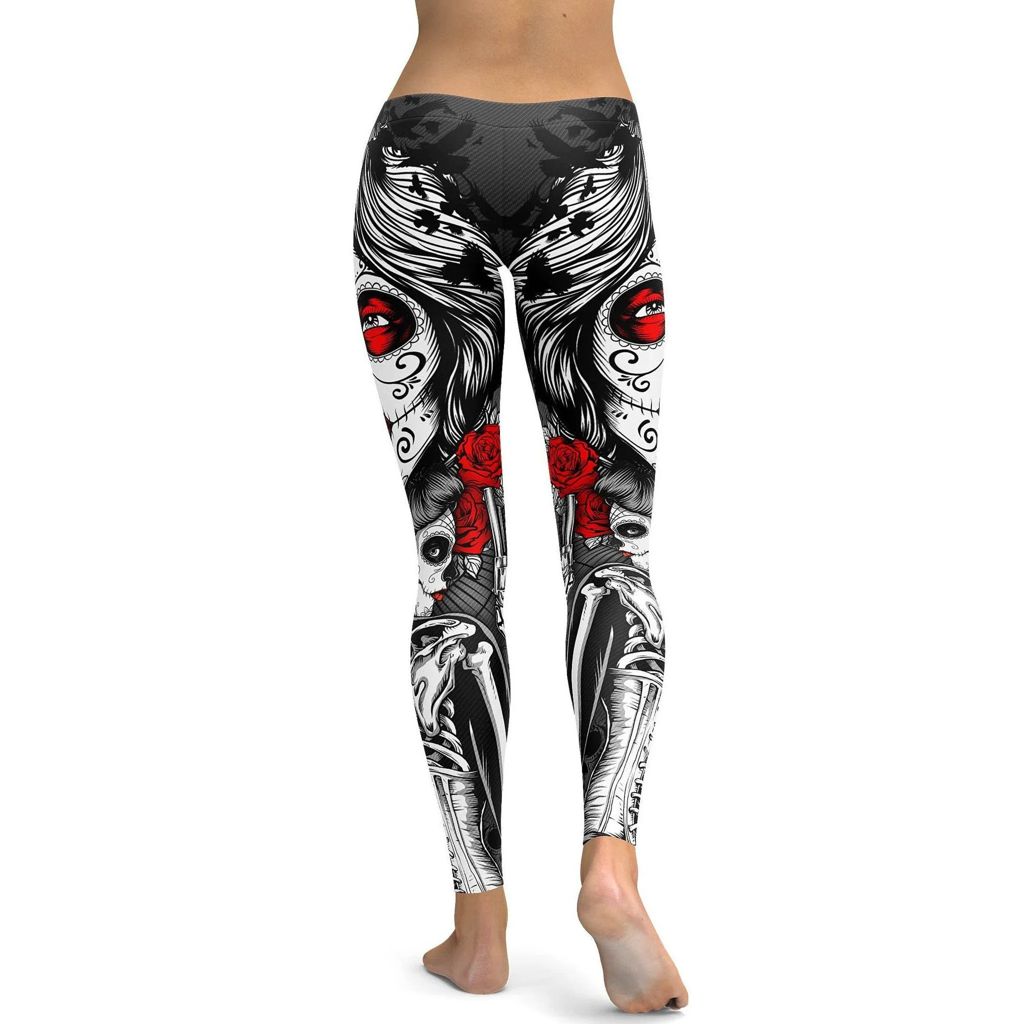 Skeleton Sugar Skull Leggings