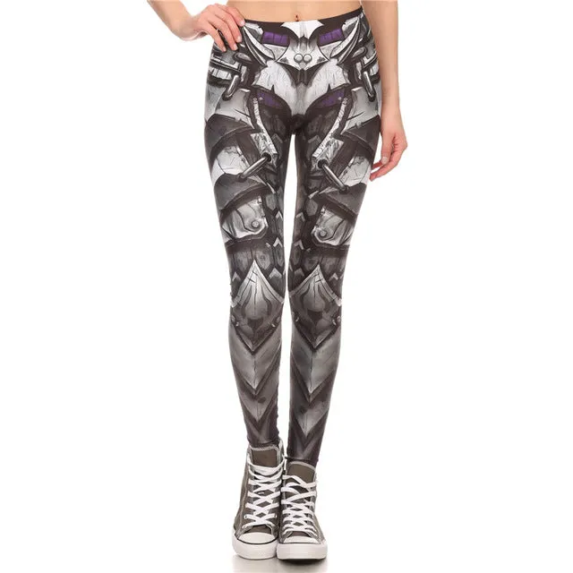 Steam Punk & Barbarian Skull Leggings