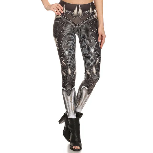 Steam Punk & Barbarian Skull Leggings