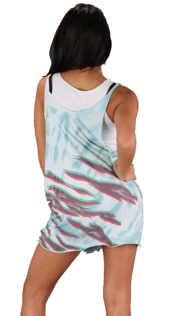 Trash & Luxury Double Layer Zebra Punk Tank