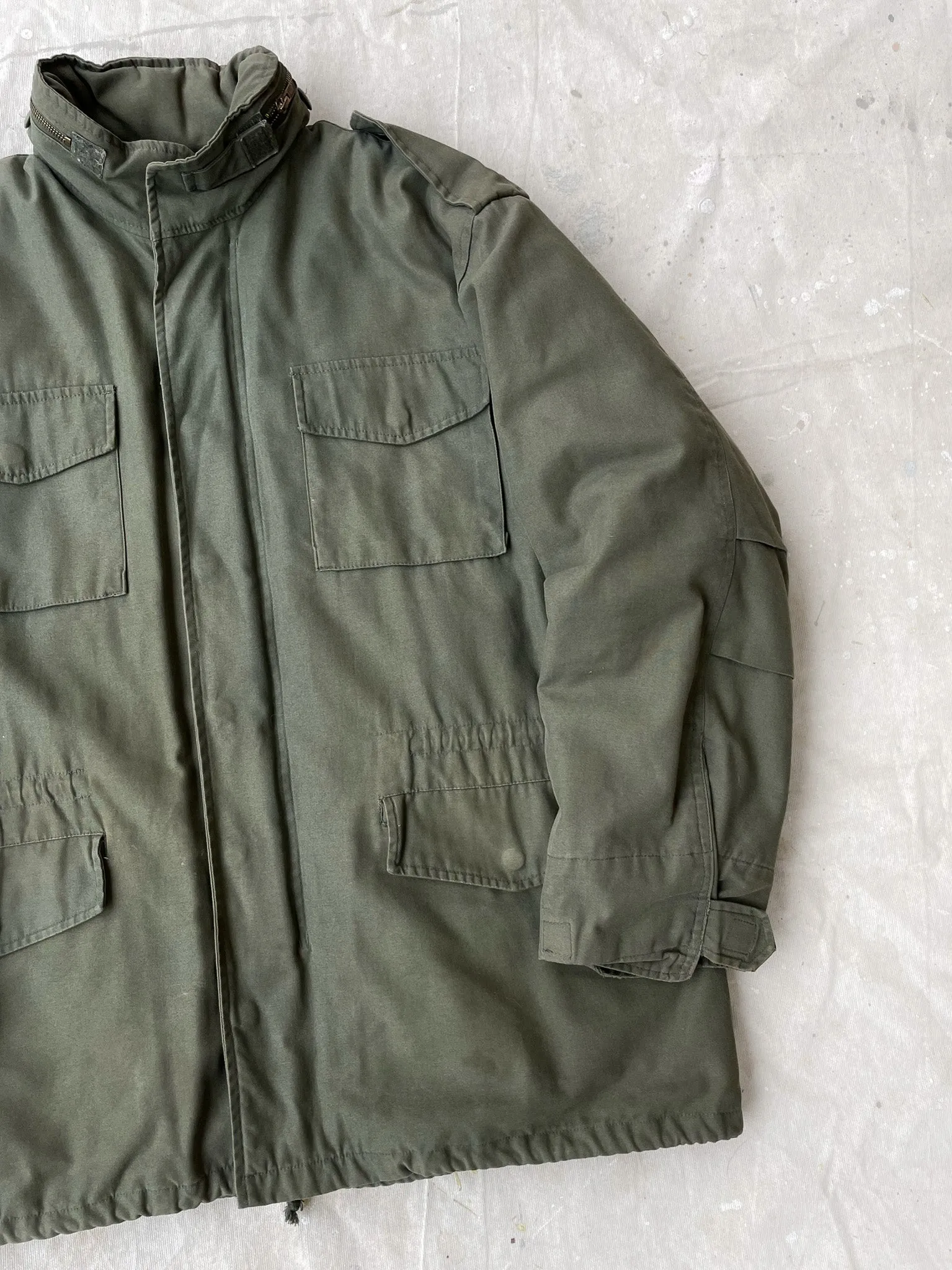 US Military M-65 Jacket with Quilted Liner—[L/XL]