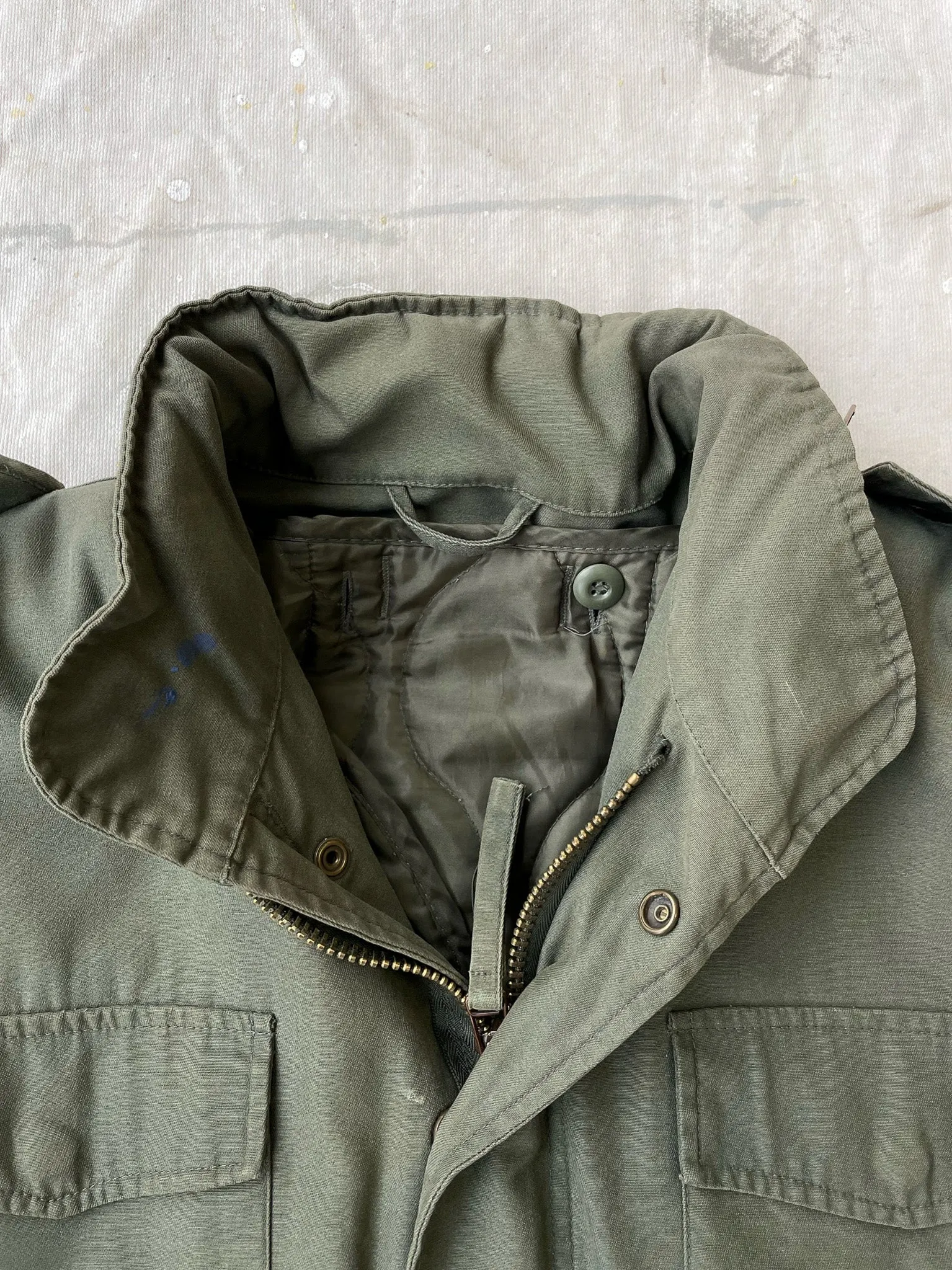 US Military M-65 Jacket with Quilted Liner—[L/XL]