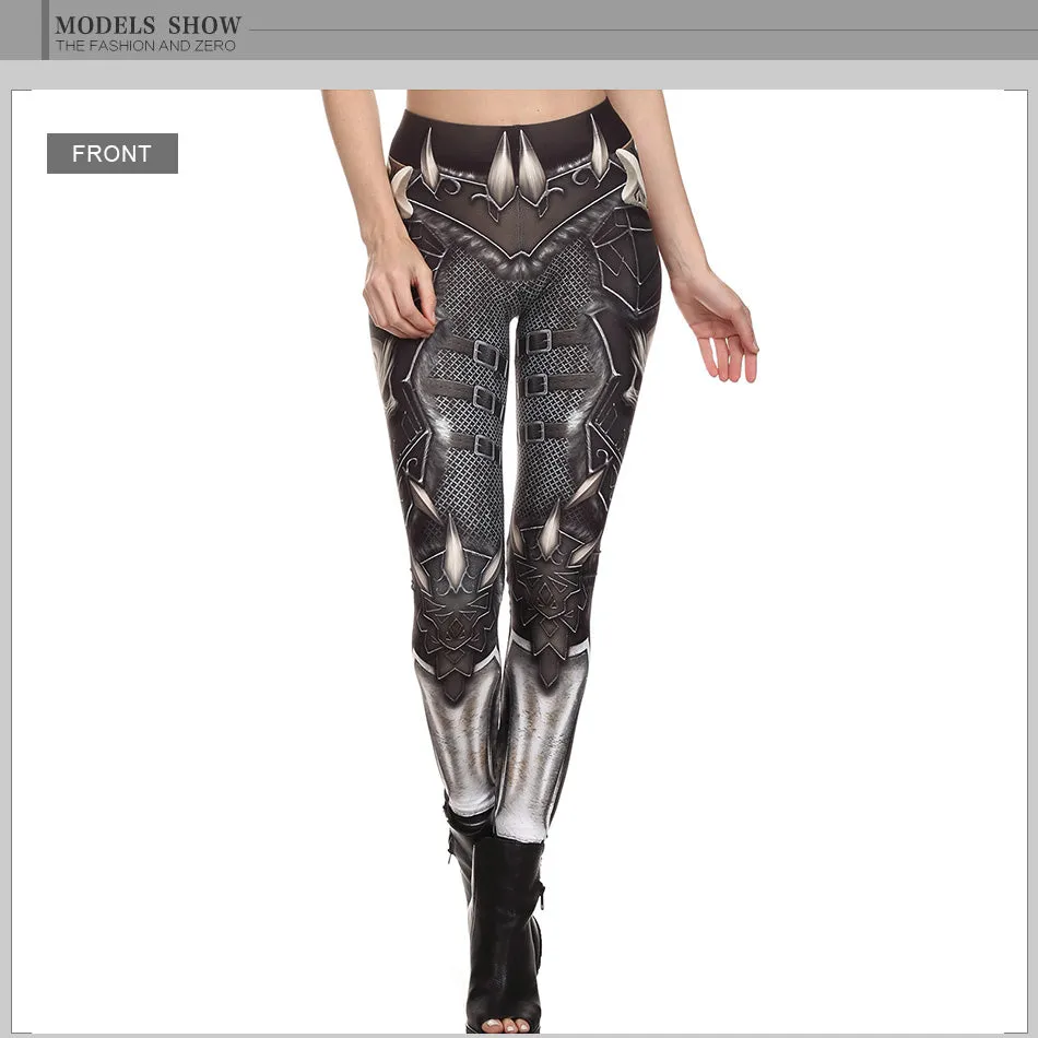 VenusFox Printed Skull Leggings Pants