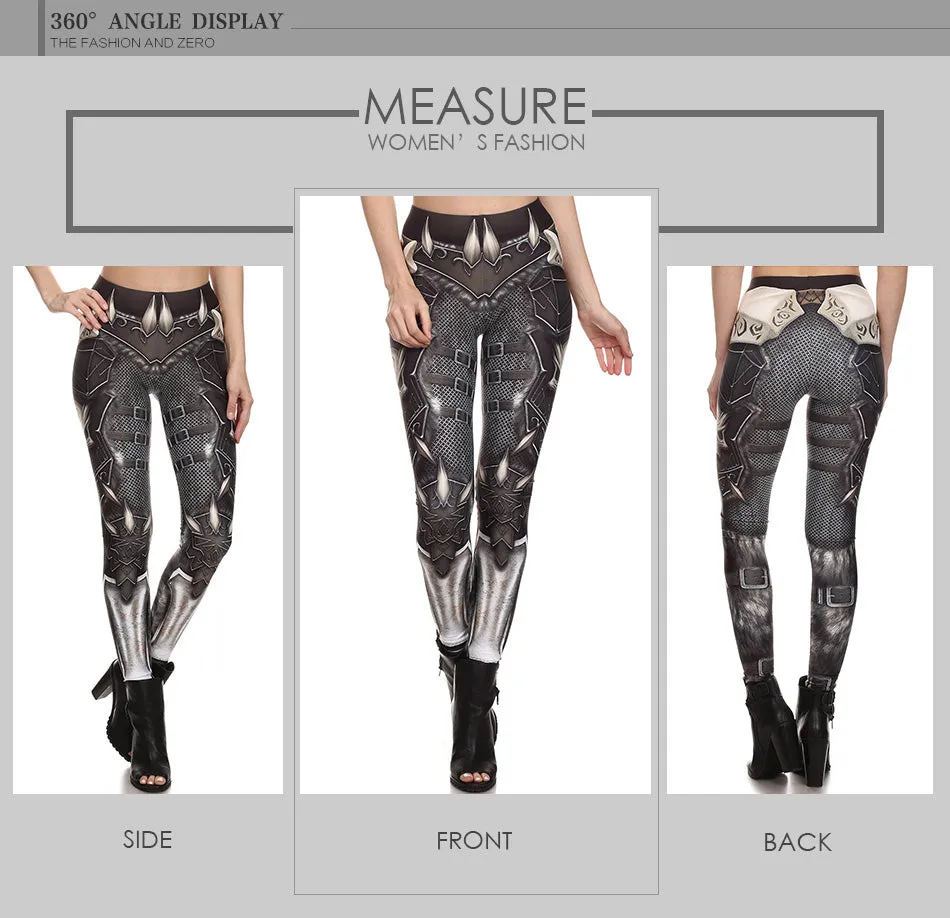 VenusFox Printed Skull Leggings Pants