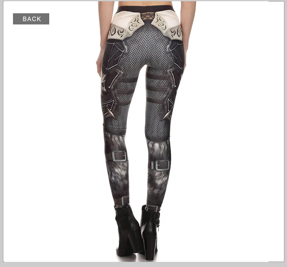 VenusFox Printed Skull Leggings Pants