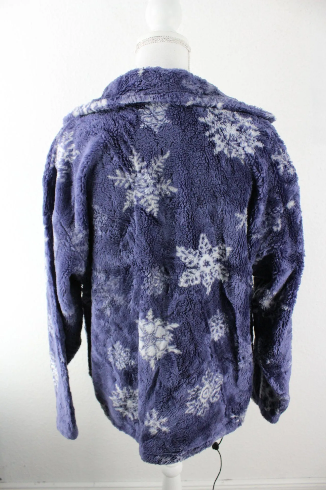 Vintage Blue Snowflake Jacket (XL)