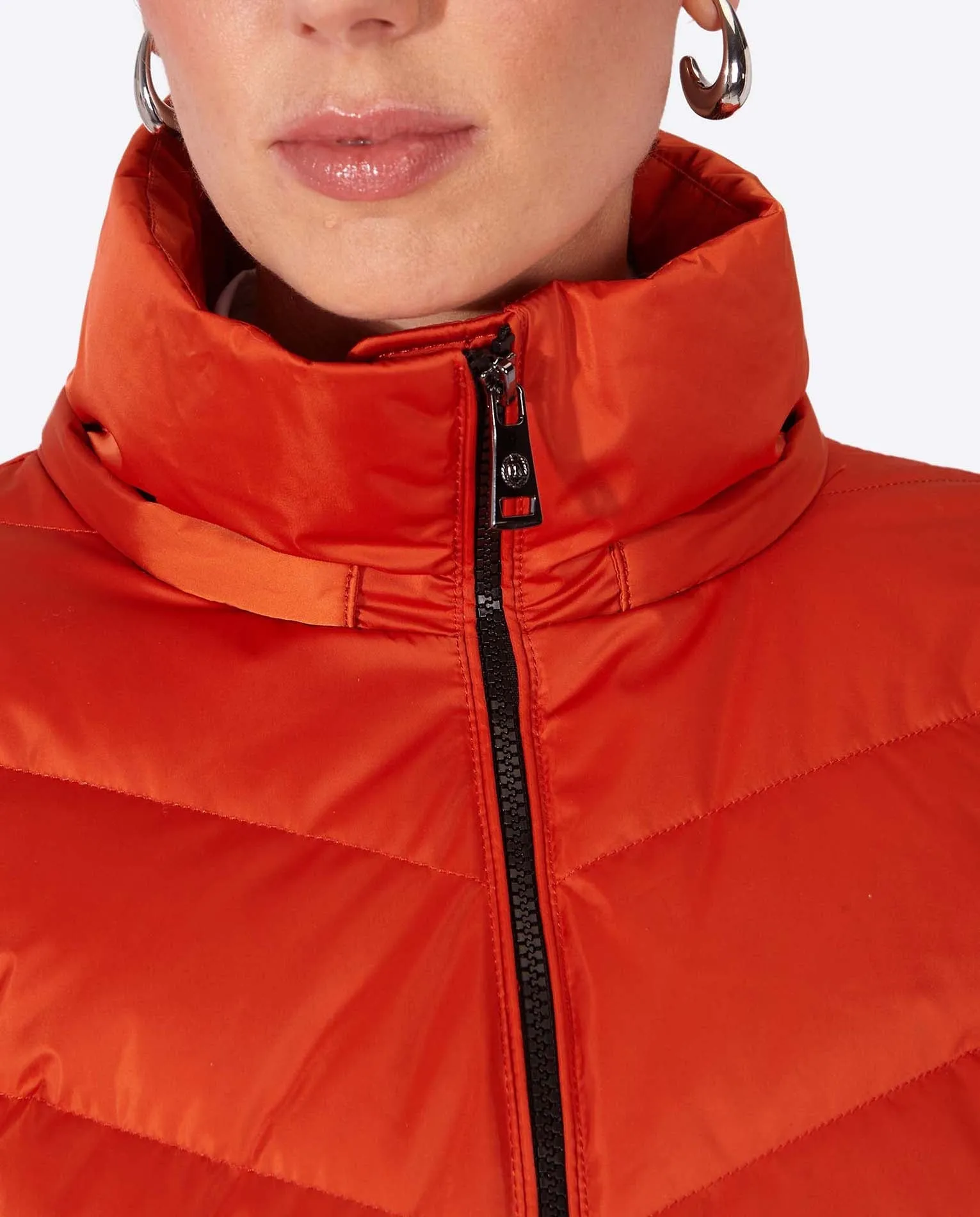 Women's down jacket LENA Naranja