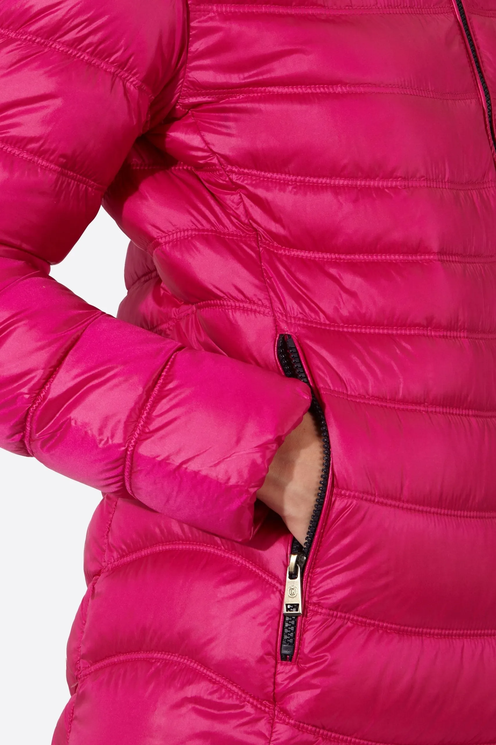 Women's down jacket LION Cardinal Pink