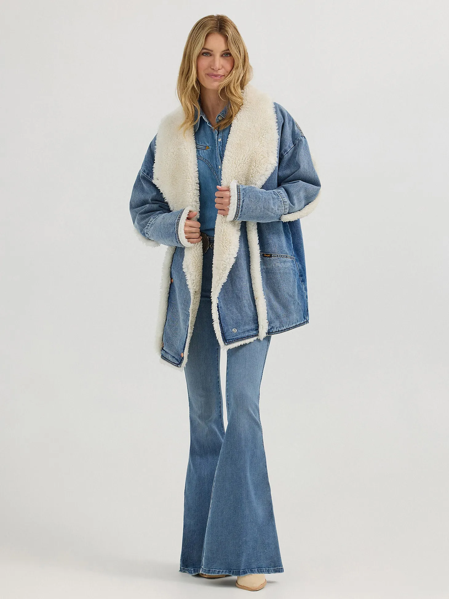 Wrangler X Lainey Wilson Iconic Sherpa Coat